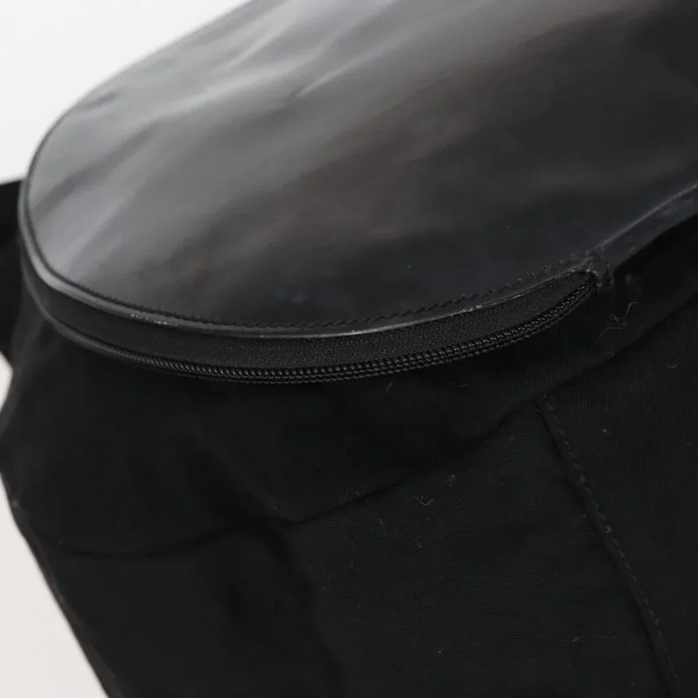 Authentic GUCCI Shoulder Bag Canvas Black Silver - Picture 6 of 16